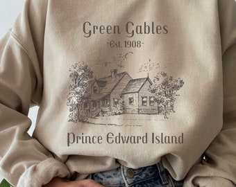Anne Of Green Gables-sweater leesgrage sweater boek sweater lichte Academia Cottagecore-trui Anne Shirley Gilbert Blythe Book-shirt