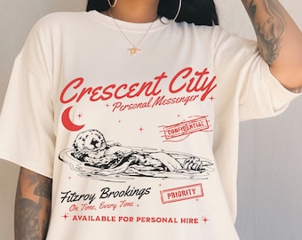 Crescent City Shirt Postal Service Crescent City Merch LICENSED Sarah J Maas Merch Bookish SJM Merch Bryce Quinlan Ruhn Danaan Hunt Athalar