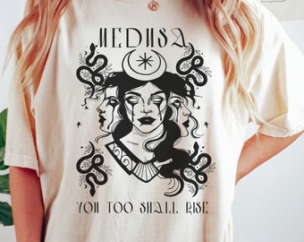 Medusa Shirt Greek Mythology Greek Goddess Greek Apparel Feminism Shirt Snake Shirt Snake Sweater Medusa Costume Witchy Clothes