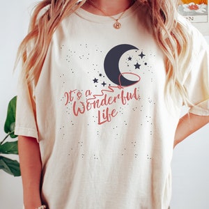 Its A Wonderful Life Christmas Crewneck Comfort Colors Holiday Apparel Merry Christmas Shirt Bedford Falls Christmas Movie Shirt Retro Shirt
