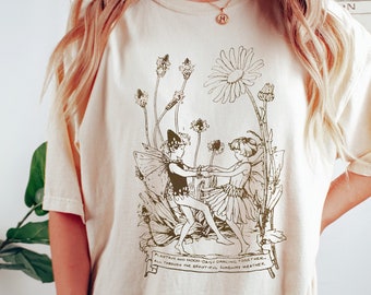 Comfort Colors Fairycore Shirt Fairycore Clothing Grunge Fairycore Y2k Shirt Cottage Core Shirt Fairy Grunge Shirt Light Academia Shirt