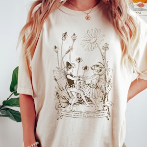 Comfort Colors Fairycore Shirt Fairycore Clothing Grunge Fairycore Y2k Shirt Cottage Core Shirt Fairy Grunge Shirt Light Academia Shirt