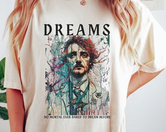 Edgar Allan Poe Dark Academia Shirt Poet Shirt Nevermore Literary Shirt Edgar Allan Poe Gifts Raven Shirt Bookish Crewneck Edgar Allen Poe