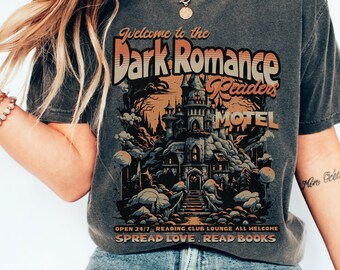 Colori Comfort Merch Dark Romance Bookish Merch Romantasy Booktok Merch Romance Book Merch Maglietta Dark Academia Maglietta Whimsigoth Maglietta Booklover