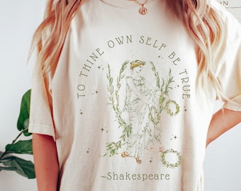 Shakespeare Shirt Hamlet Shirt Shakespeare T Shirt Cottagecore Shirt Feminism Shirt Poet Shirt Bookish Shirt Mystical Shirt Comfort Colors