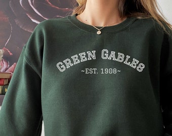 Anne Of Green Gables Sweatshirt Bookish Sweatshirt Book Sweatshirt Light Academia Anne Shirley Gilbert Blythe Kindred Spirits Dark Academia