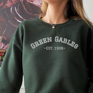 Sudadera de Ana de las Tejas Verdes Sudadera de libros Sudadera de libros Light Academia Anne Shirley Gilbert Blythe Kindred Spirits Dark Academia