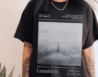 Lunathion Shirt Crescent City Shirt Bookish Merch LICENSED Sarah J Maas Merch Bryce Quinlan Hunt Athalar Ruhn Danaan Crescent City Merch