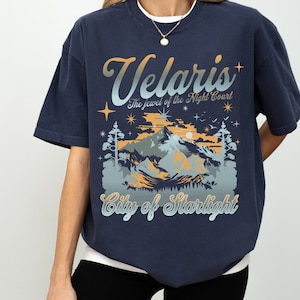 Velaris Shirt Acotar Shirt LICENSED Sarah J Maas Merch Book Swag Bookstagram Acotar Merchandise Crescent City Merch Rhysand Feyre Cassian