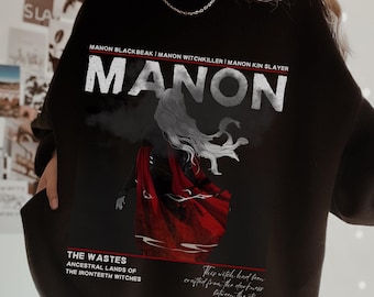 Maglione Manon Blackbeak The Thirteen LICENSED Sarah J Maas Merch Throne Of Glass Acotar Merch Wyvern Abraxos Sarah J Maas Gifts Tog Booktok
