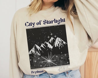 City Of Starlight Acotar Sweatshirt Velaris Sweatshirt Acotar Gifts Sarah J Maas Merch LICENSED Acotar Merch Cassian Acotar Bookish Merch