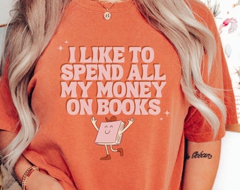 Book Lover Shirt Comfort Colors Retro Shirt Bookish Shirt Light Academia Shirt Reading Shirts Book Club Shirt Reading Squad Book Lovers Gift