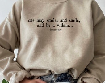 Sudadera Shakespeare Sudadera Bookish Regalos Shakespeare Suéter Dark Academia Camiseta Poeta Sudadera Gótica Camiseta Shakespeare