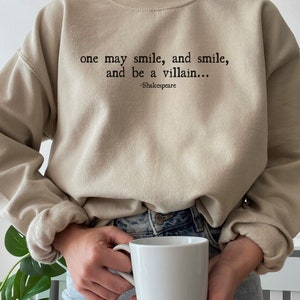 Shakespeare Sweatshirt Bookish Sweatshirt Shakespeare Gifts Dark Academia Sweater Poet Shirt Goth Sweatshirt Shakespeare Shirt