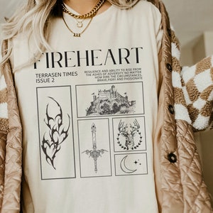 Comfort Colors Kingdom Of Ash Shirt Throne Of Glass Bookish Merch Aelin Galathynius Sarah J Maas Booktok Merch SJM Universe Acotar Merch