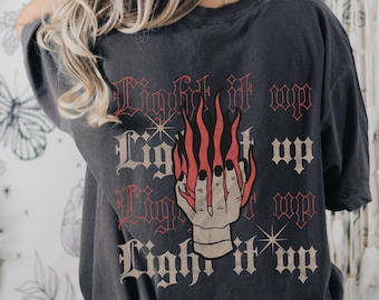 Light It Up LICENSED Sarah J Maas Merch Crescent City Shirt Bryce Quinlan Ruhn Danaan Crescent City Merch Hunt Athalar SJM Merch Acotar Gift
