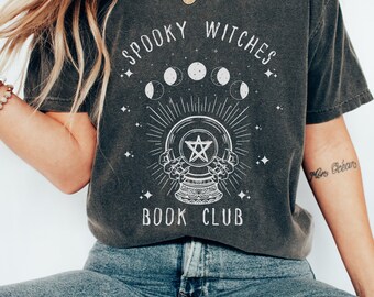 Book Club Shirt Mystical Shirt Book Lover Shirt Bookish Shirt Literature Shirt Witchy Shirt Dark Academia Shirt Moon Shirt Light Academia