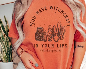 Shakespeare Shirt Dark Academia Shirt Witchy Shirt Crystal Shirt Mystical Shirt Shakespeare T Shirt Literary Shirt Poet Shirt Bookish Shirt