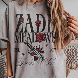 Zade Meadows LIZENZIERTES HD Carlton Haunting Adeline Merch Bookish Merch Haunting Adeline Dark Romance Shirt Romantasy Merch Romance Book Merch