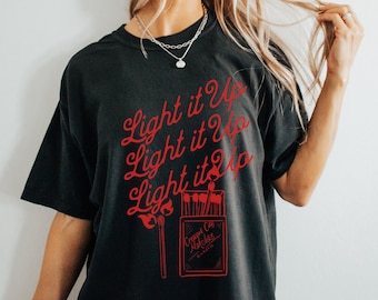 Bryce Quinlan Light It Up Crescent City Shirt Ruhn Danaan LICENSED Sarah J Maas Merch Crescent City Merch Hunt Athalar Acotar Merch Bookish