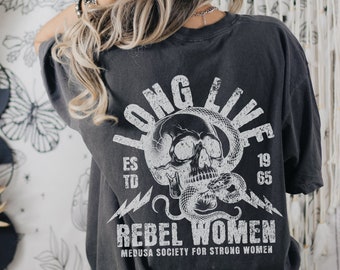 Maglietta Medusa Maglietta Serpente Grl Pwr Maglietta Ribellione Femminismo Costume Medusa Distruggi Il Patriarcato Brucia Il Patriarcato Dea Greca Scelta Pro