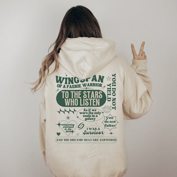 ACOTAR Hoodie Acotar Merch SJM Merch Cassian Acotar Acotar Sweatshirt Azriel Acotar Sarah J Maas Acotar Gifts Starfall Acotar Y2k Hoodie