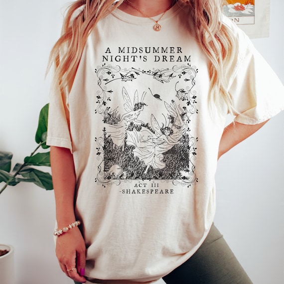 Women's T-Shirts [Out of Print] William Shakespeare / A Midsummer Night's Dream V-Neck Tee (Dark Heather Grey) (Womens) Amazon.com: A Midsummer Night's Dream Shakespeare Theater