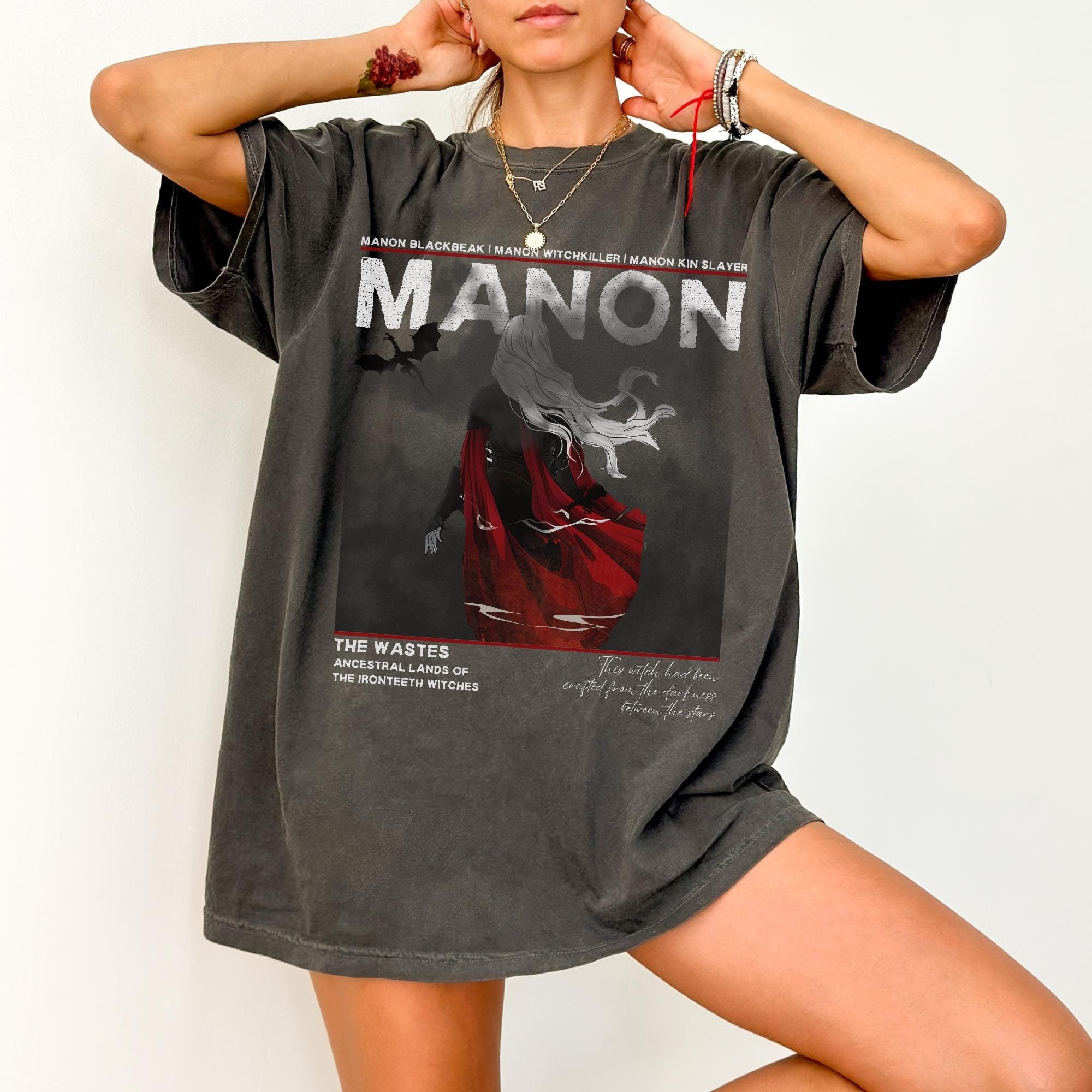 Manon Blackbeak LICENSED Throne Of Glass Shirt Sarah J Maas Merch Bookish Things Acotar Shirt The Thirteen Wyvern Abraxos Shirt Tog Booktok