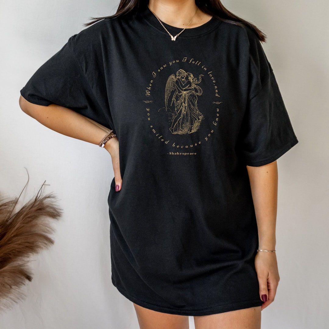 Shakespeare T Shirt Poet Shirt Book Shirt Dark Academia Clothing ...