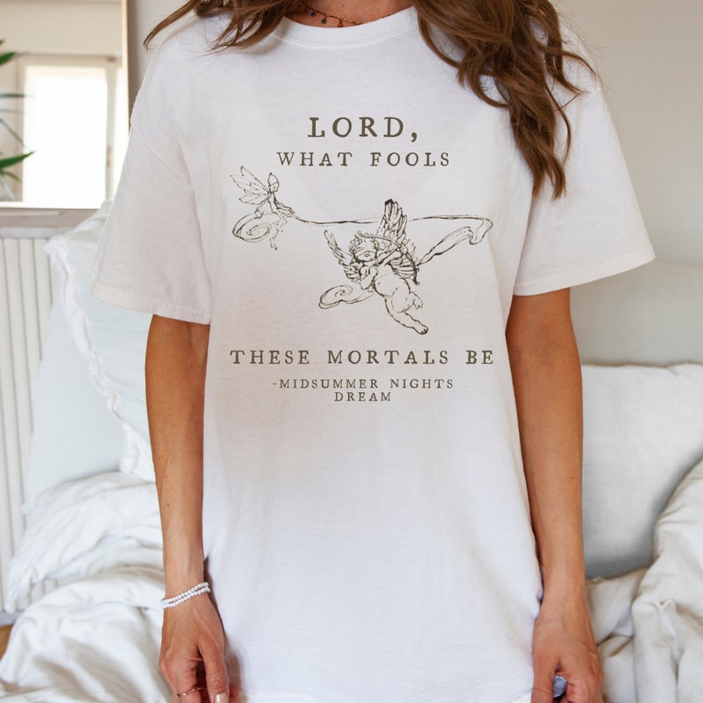Midsummer Nights Dream Shakespeare Shirt Fairycore Clothing Grunge ...