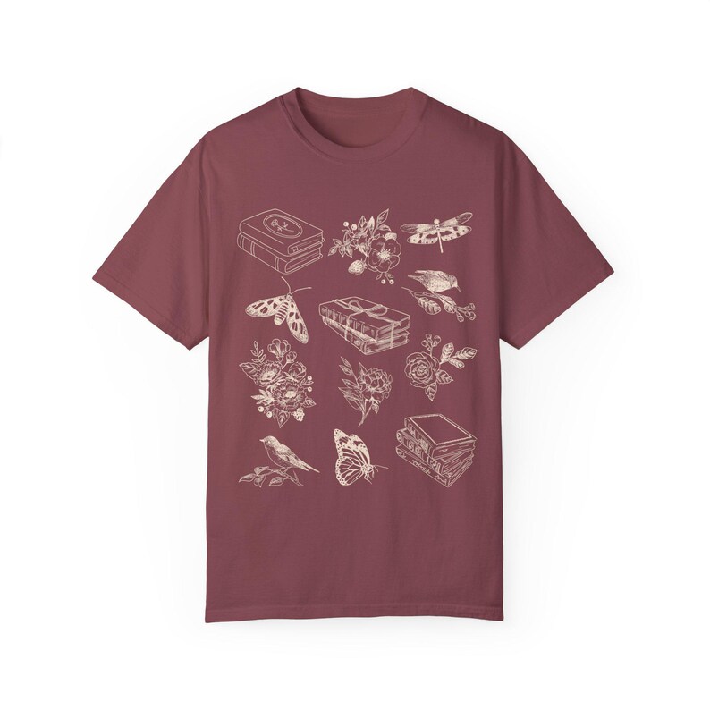 Librariancore Bookish Things Dark Academia Cottage Core Clothes Book Related Gifts Booktrovert Booktok Merch Whimsigoth Clothes Romantasy Vineyard
