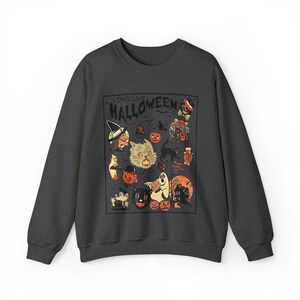 Long Live Halloween Spooky Sweater Halloween Crewneck Spooky Cat Black Cat Sweatshirt Pumpkin Crewneck Witch Sweatshirt Ghost Sweater image 5