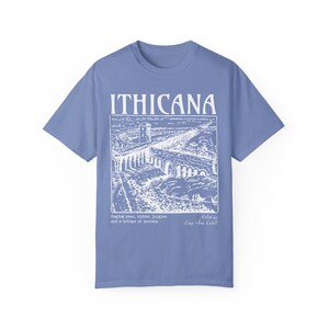 Ithicana Shirt LICENSED The Bridge Kingdom Romantasy Merch Lara Bookish Things Lara And Aren Enemies To Lovers Booktok Merch Fantasy Reader Washed Denim