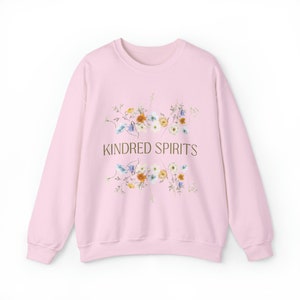Anne Of Green Gables Kindred Spirits Bookish Crewneck Bookish Merch Light Academia Wildflowers Sweater Anne Shirley Gilbert Blythe Booktok image 5