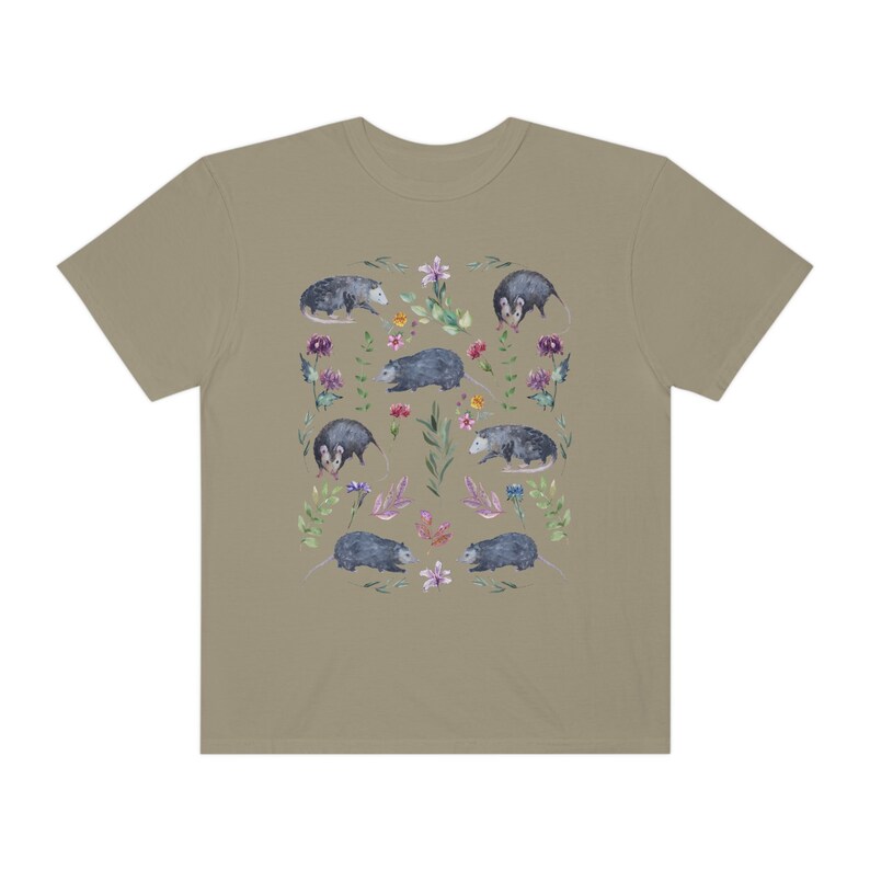 Comfort Colors Possum Shirt Cottagecore Shirt Opossum Shirt Possum Hoodie Cottage Core Shirt Trash Panda Possum T Shirt Possum Sweatshirt Khaki