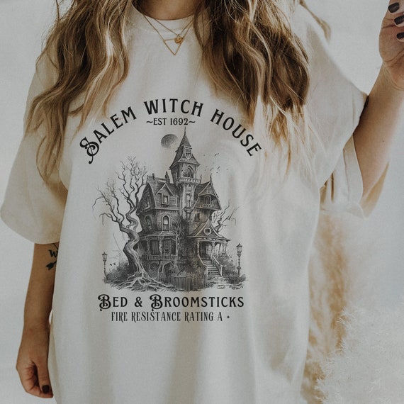 Salem Witch House  Salem Shirt Salem Witch Salem Sweatshirt Salem Crewneck Salem Massachusetts Salem Ma Salem Witch Trial Halloween Crewneck