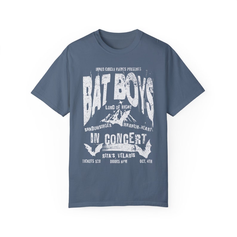 Fledermaus Jungen Shirt LIZENZIERT SJM Merch Acotar Merch Velaris Shirt Acotar Shirt Sarah J Maas Bücherwurm Merch Crescent City Cassian Acotar Azriel Blue Jean