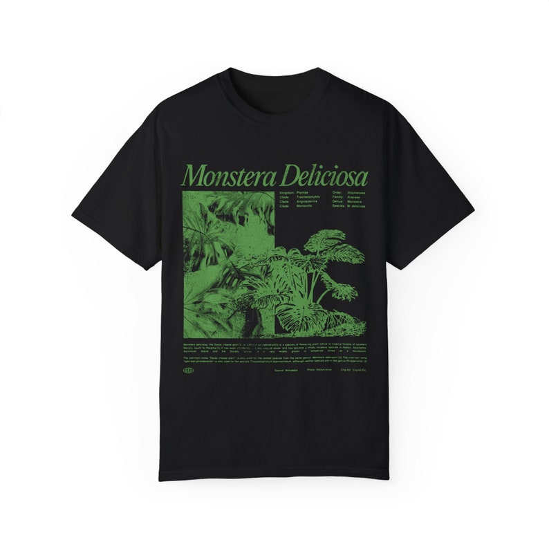 Monstera Deliciosa Plant Shirt Monstera Shirt Monstera Variegata Monstera Plant Design Monstera Hoodie Never Enough Plants Comfortcolors image 6