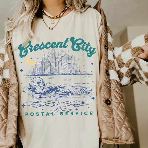 Crescent City Shirt Postal Service Crescent City Merch LICENSED Sarah J Maas Merch Bookish SJM Merch Bryce Quinlan Ruhn Danaan Hunt Athalar