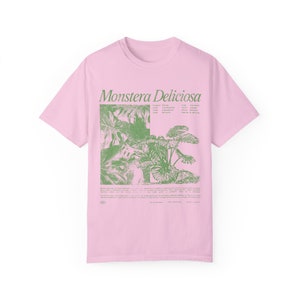 Monstera Deliciosa Plant Shirt Monstera Shirt Monstera Variegata Monstera Plant Design Monstera Hoodie Never Enough Plants Comfortcolors Blossom