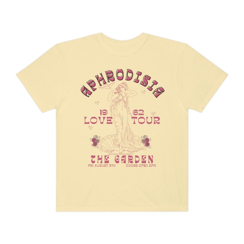 Aphrodite Shirt Göttin der Liebe Vintage Band T-Shirt Mythologie Shirt Cottage Core Shirt Venus Shirt griechische Mythologie Shirt griechische Göttin Bild 6