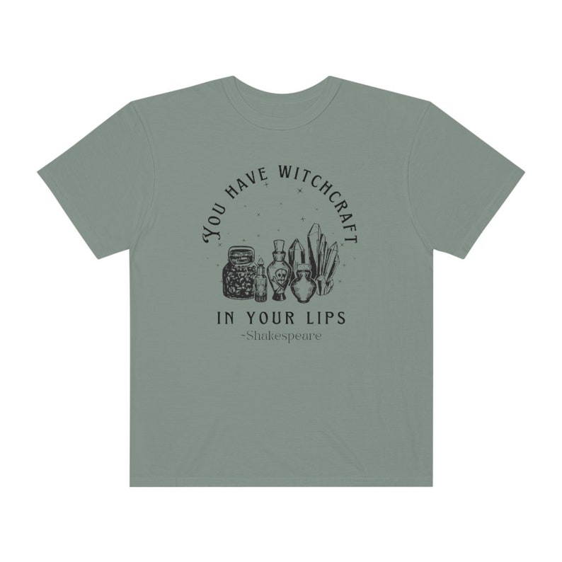Shakespeare Shirt Dark Academia Shirt Witchy Shirt Crystal Shirt Mystieke Shirt Shakespeare T-shirt Literair Shirt Dichter Shirt Bookish Shirt afbeelding 6