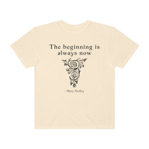 Mary Shelley Shirt Dark Academia Shirt Comfort Colors Shirt Literary Shirt Bookish Shirt Literature Shirt Gothic Clothes Goth Dark Academia image 7