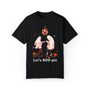 Comfort Colors Lets Boogie Ghost クルーネック Boo クルーシャツ ハロウィン クルーネック Ghost セーター Hey Boo シャツ Boo スウェットシャツ Ghost パーカー 画像 6