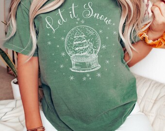 Let It Snow Sweater - Etsy