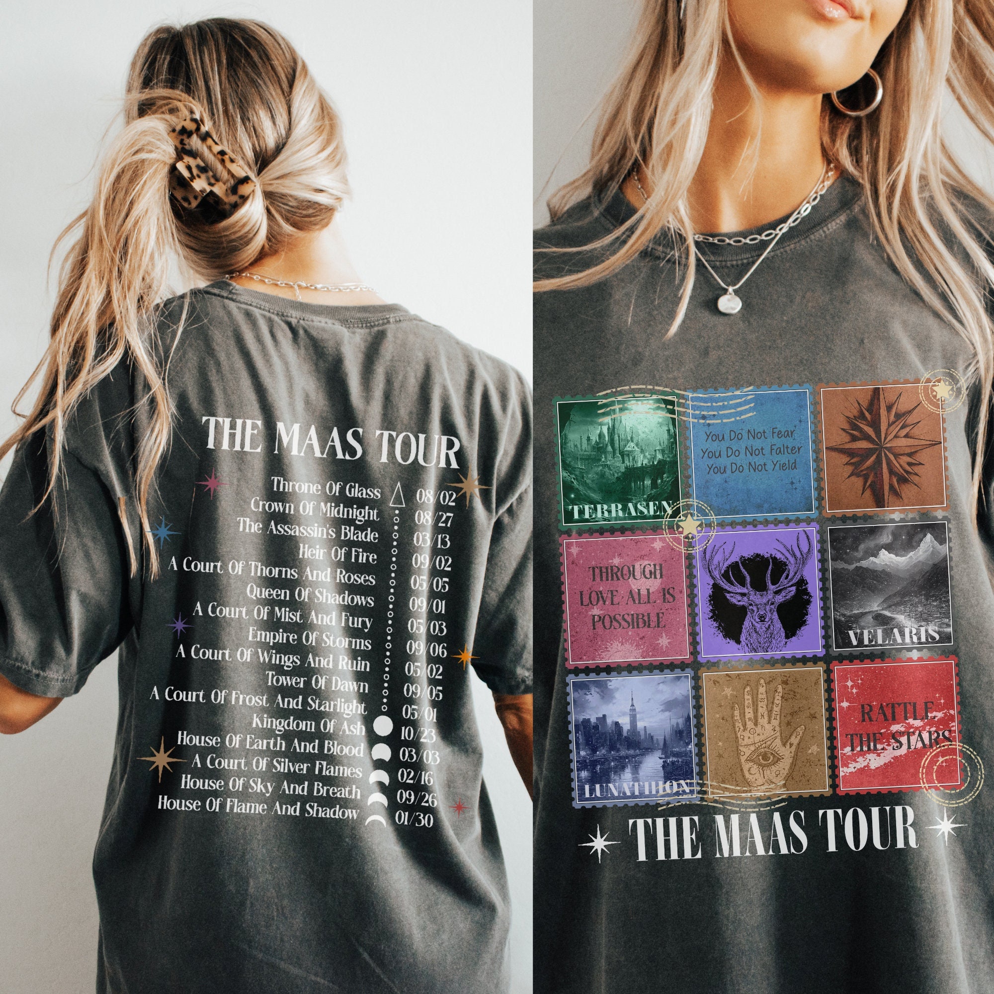 The Eras Maas Tour LICENSED Sarah J Maas Merch Acotar Shirt Book Swag ...