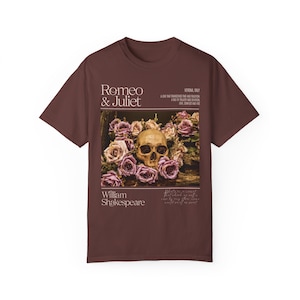 Shakespeare Shirt Romeo And Juliet Shirt Bookish Merch Shakespeare Tshirt Shakespeare Gifts Romeo And Juliet Enemies To Lovers Comfort Color image 6