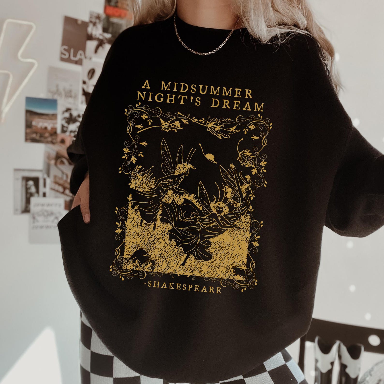 Shakespeare Midsummer Nights Dream Fairy Grunge Shakespeare Gifts ...