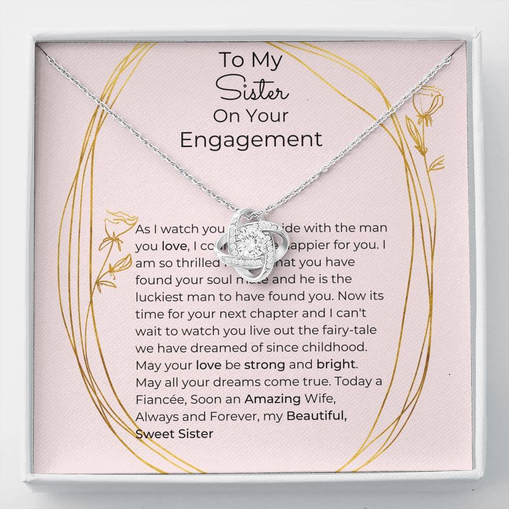 SISTER GIFT ENGAGEMENT Gift For Sister Engaged Gifts Sister Etsy