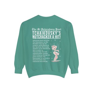 Nutcracker Sweater Nutcracker Christmas Sweater Dance Mom Sweatshirt Pink Nutcracker Sugar Plum Fairy Ballet Sweatshirt Nutcracker Ballerina image 9